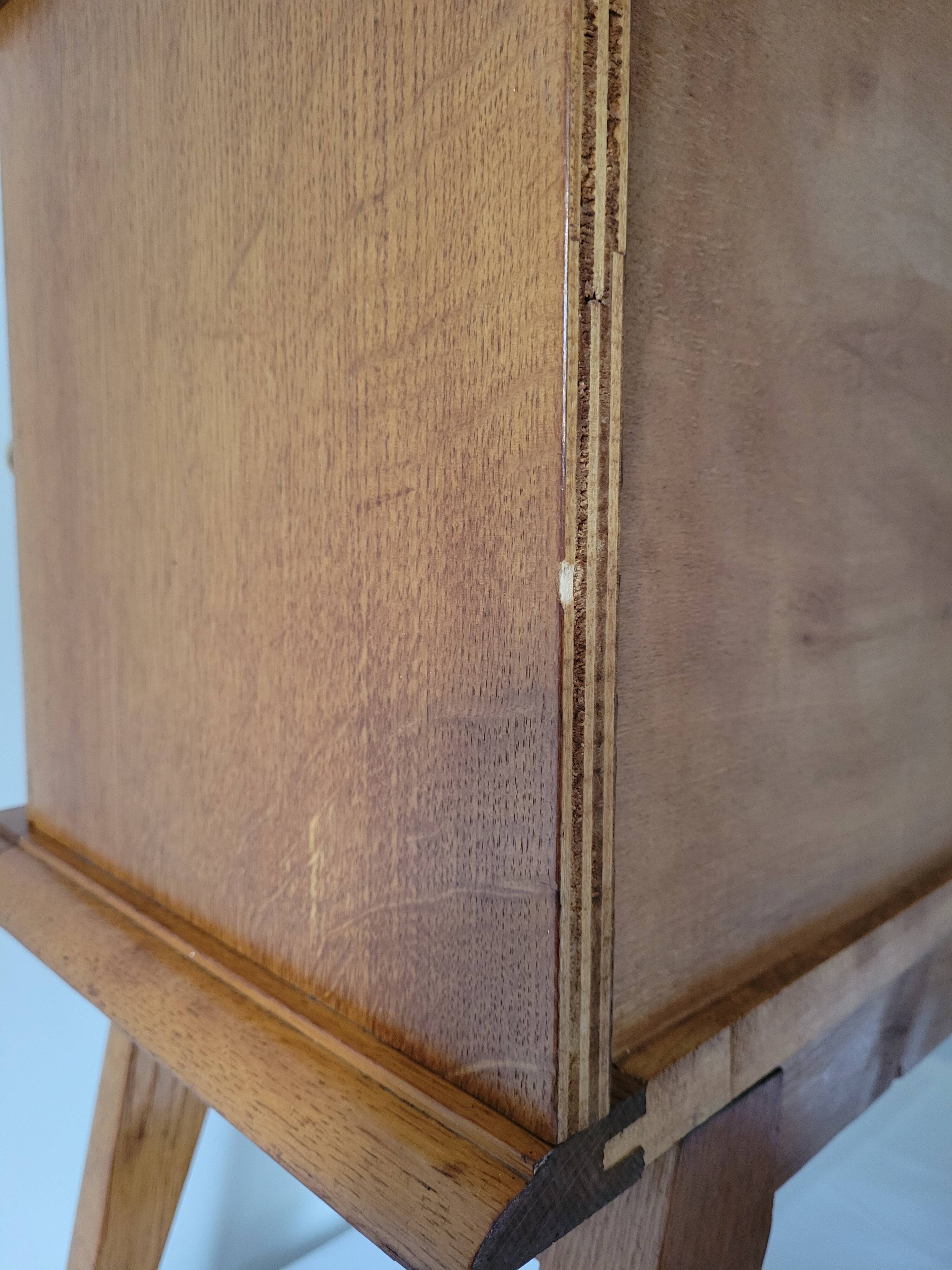 Bedside table compass legs