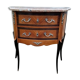 Commode marquetry old style louis xvi vintage marble top xxeme