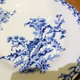 3 assiettes plates Gien service Chardons