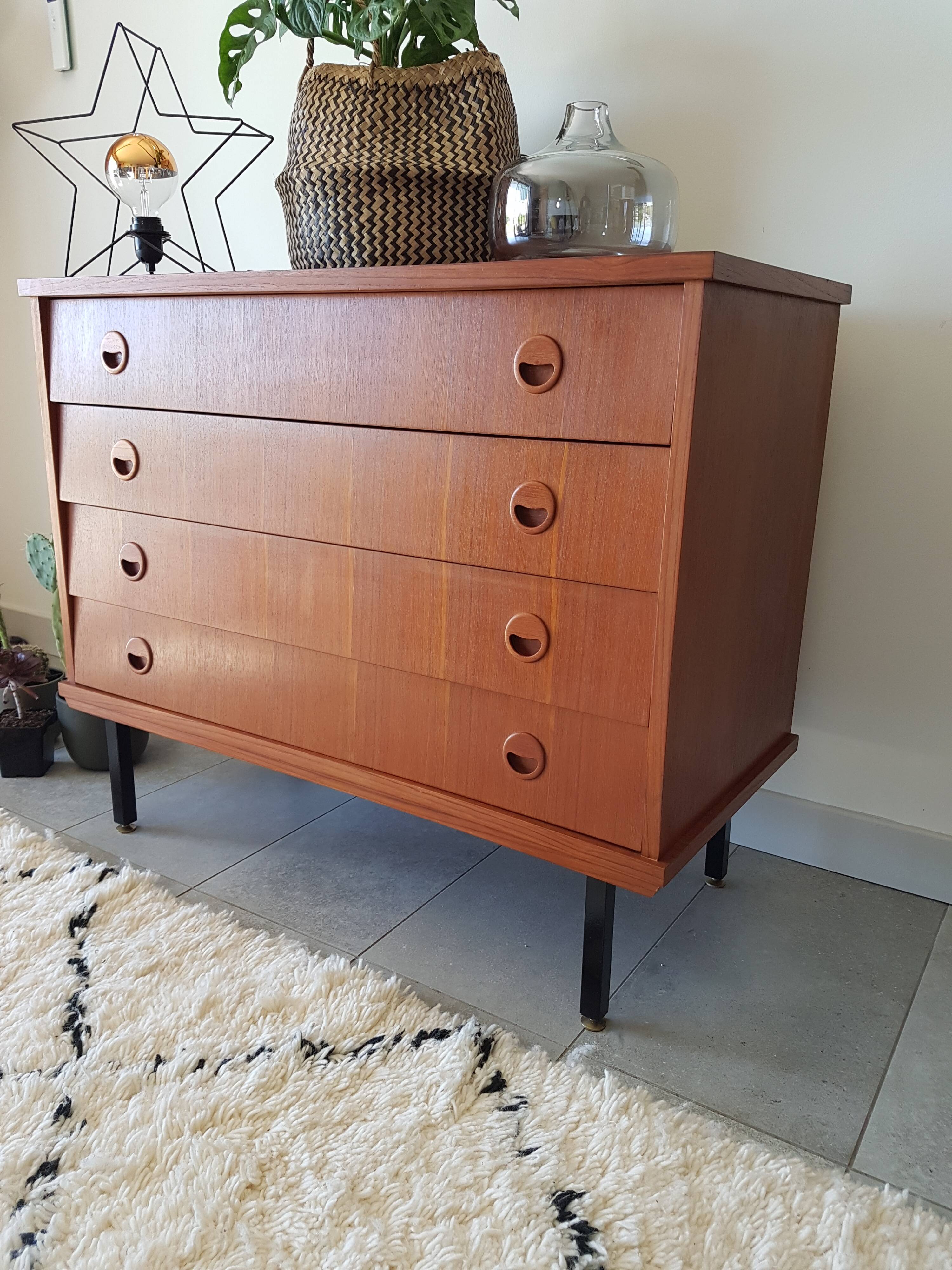 60s vintage chest of drawers