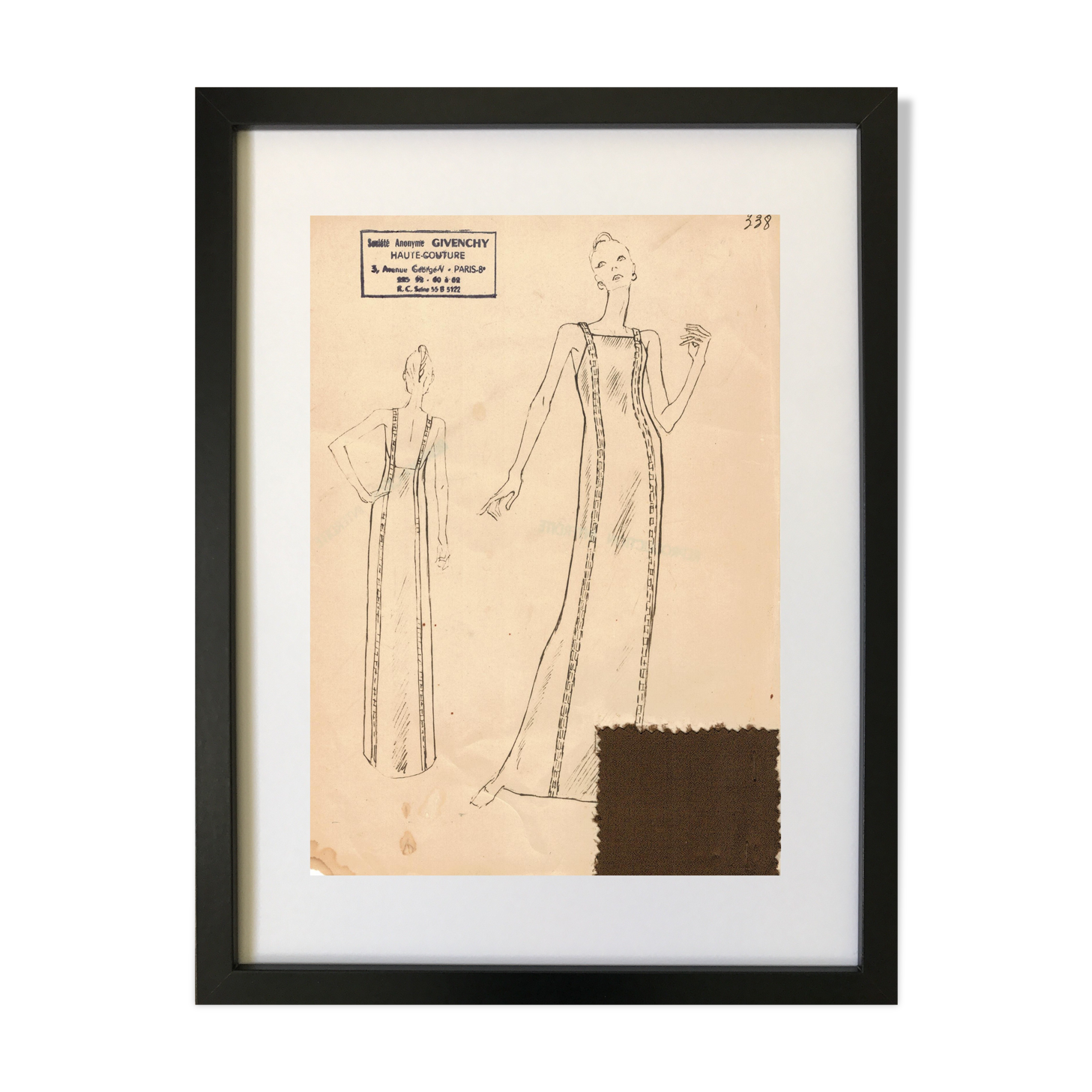 Dessin de la maison Givenchy
