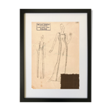 Drawing of the house Givenchy