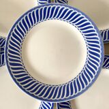 Assiettes à dessert Digoin "Jacquot"