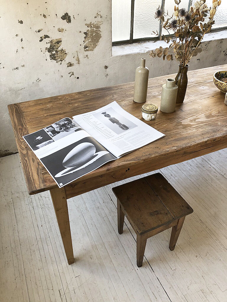 Oak farm table