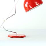 Lampe de table Lidokov L193 du milieu du siècle par Josef Hurka en métal rouge, Tchécoslovaquie, années 1960