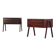 Vintage set of Danish rosewood bedside sewing nests attributed to Erling Torvits, 1960s