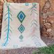 Tapis berbère traditionnel tissé main