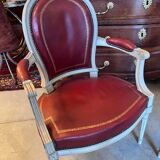 Pair of cabriolet armchairs