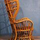 Rattan armchair by Gio Ponti & Lio Carminati Bonacinati edition 1950