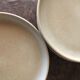 Lot of 11 dinner plates in beige sandstone Niderviller