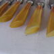 12 old large table knives