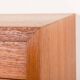 Danish mid century teak secretaire with brass inlays, 1960s