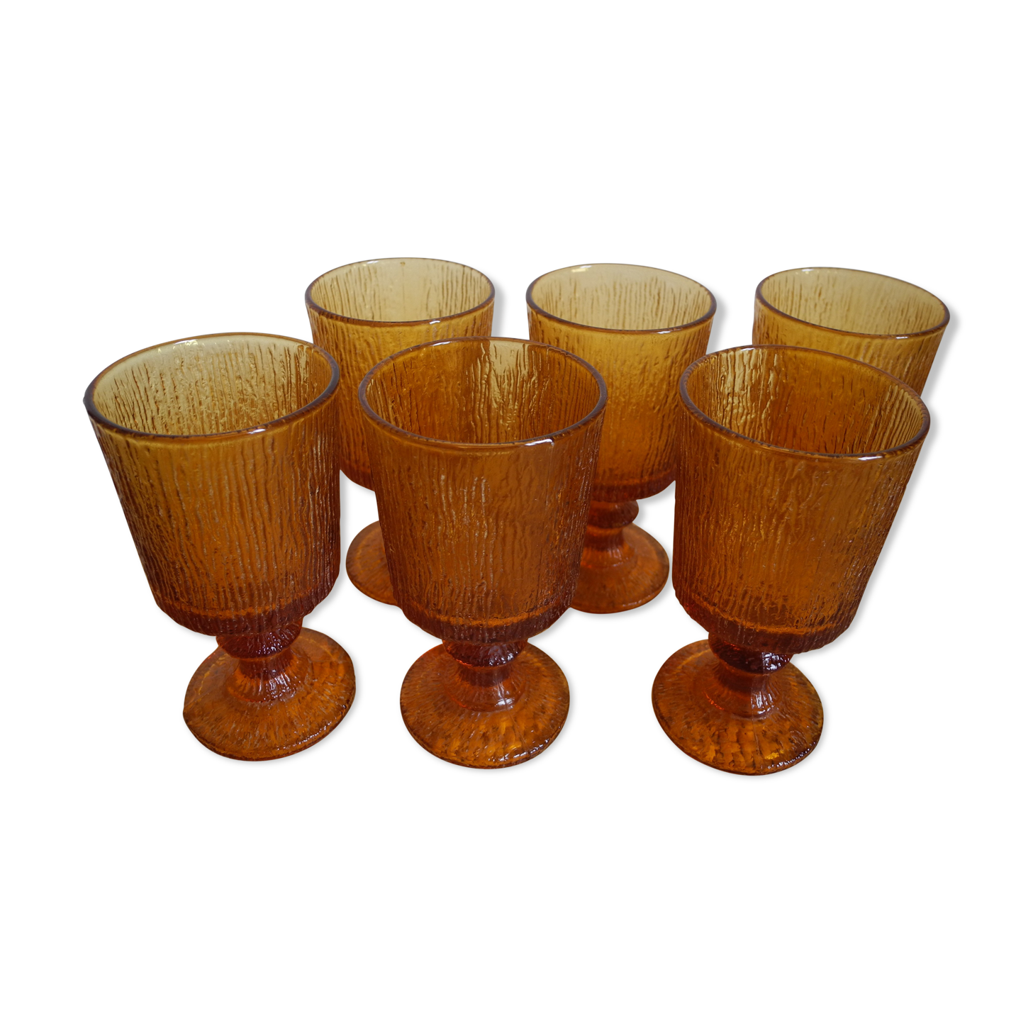 Lot 6 glasses to walk codec vintage french glasses stemware