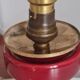 Ceramic and opaline table lamp
