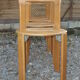 Série de 4 chaises Bruno Rey designer Suisse crée en 1971