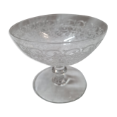 Coupe à champagne cristal Baccarat, modèle Rohan, 1920