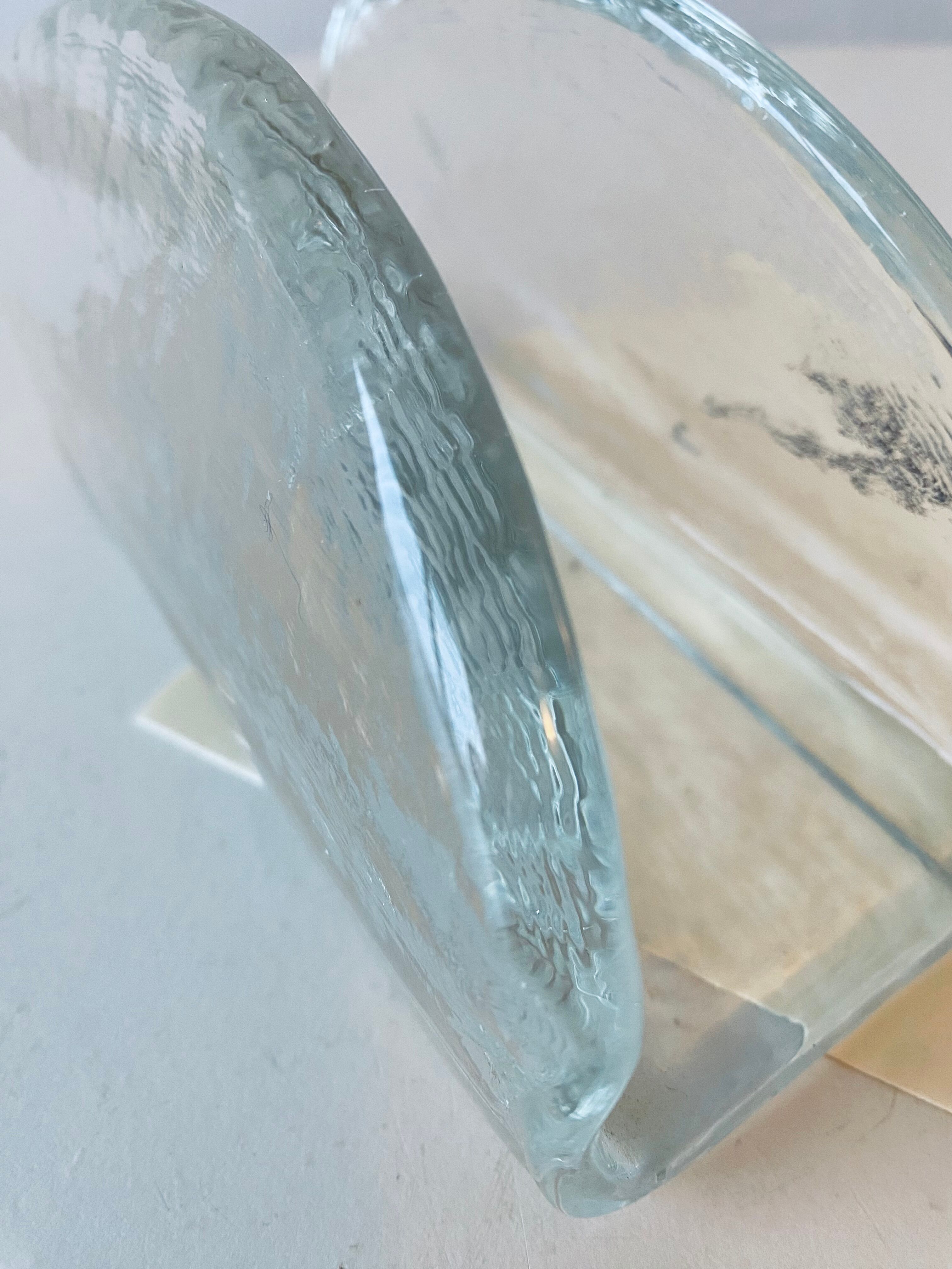 Glass letter holder