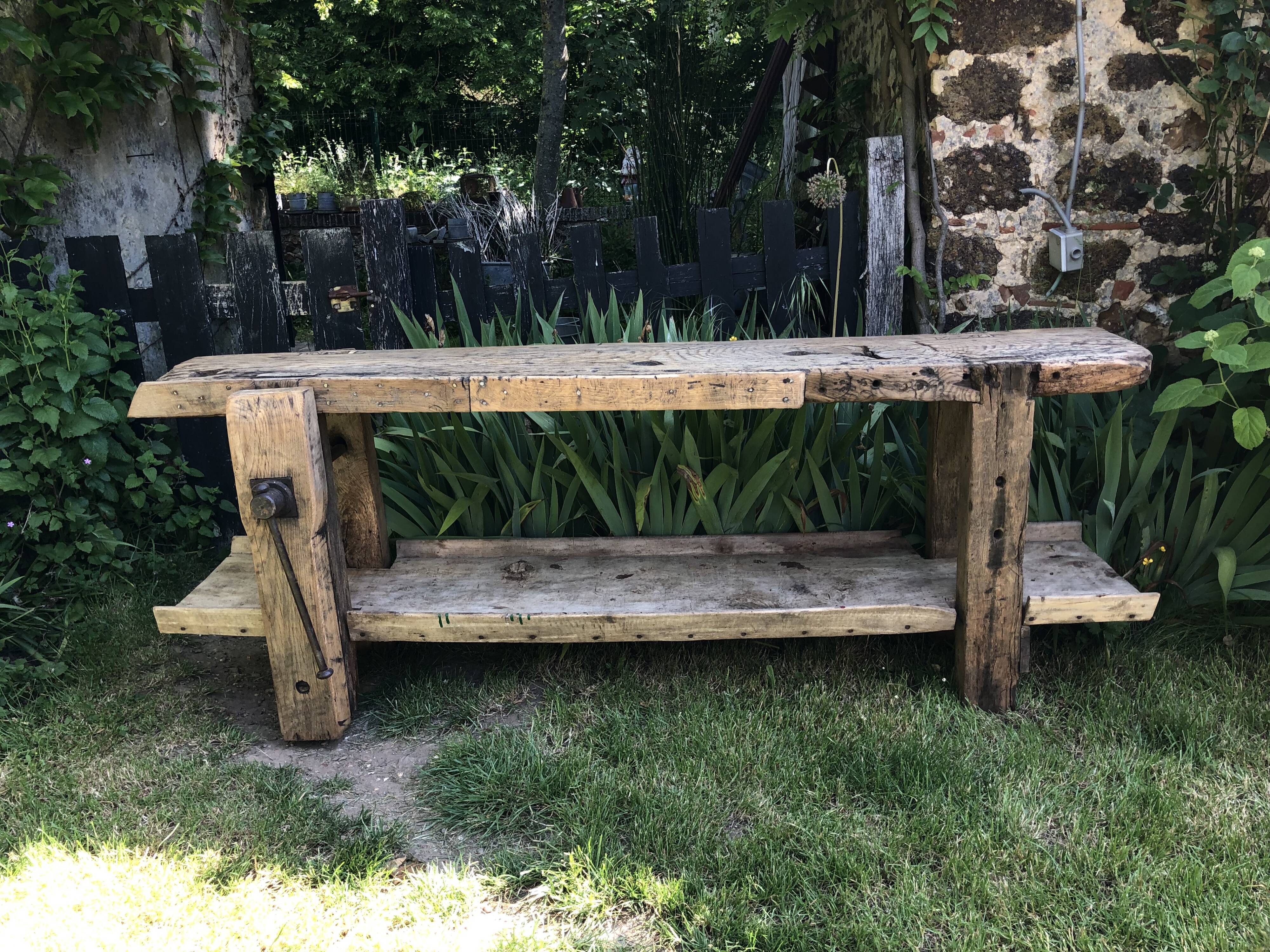 Oak workbench