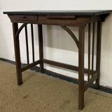 Small vintage wooden desk / console table