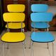 Ensemble de 4 chaises en Formica vintage