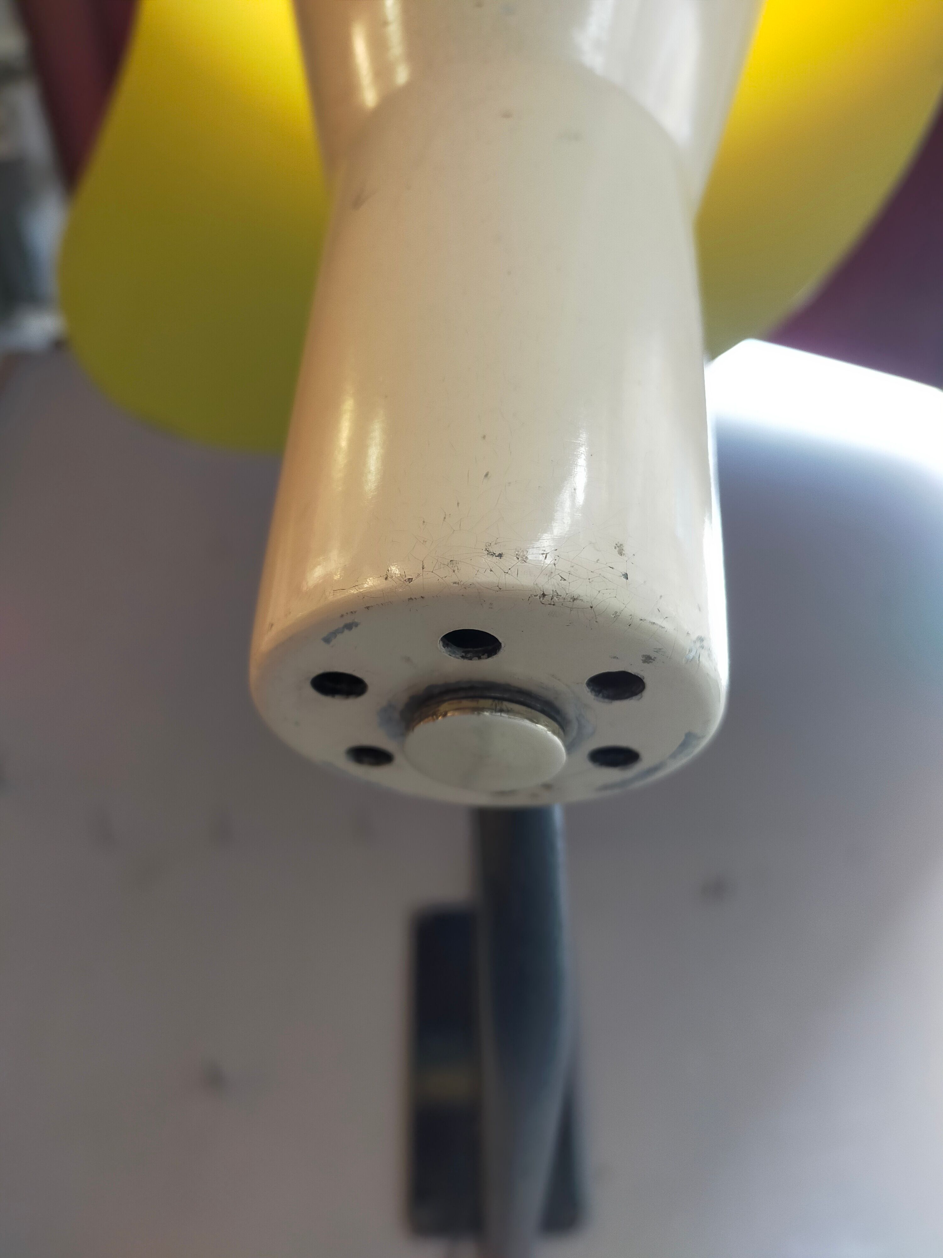 Reflector stem wall lamp from the 50s