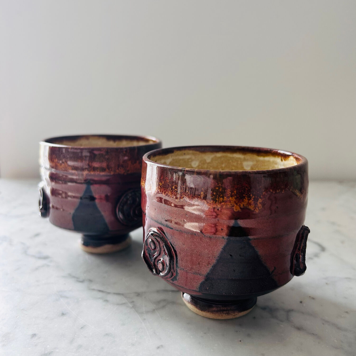 Pair of signed Chinese bowls