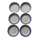 Assiettes à dessert en faïence Badonviller