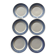 Assiettes à dessert en faïence Badonviller