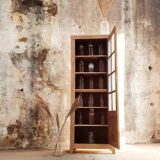 Vintage glass library