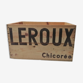 Caisse bois chicorée leroux