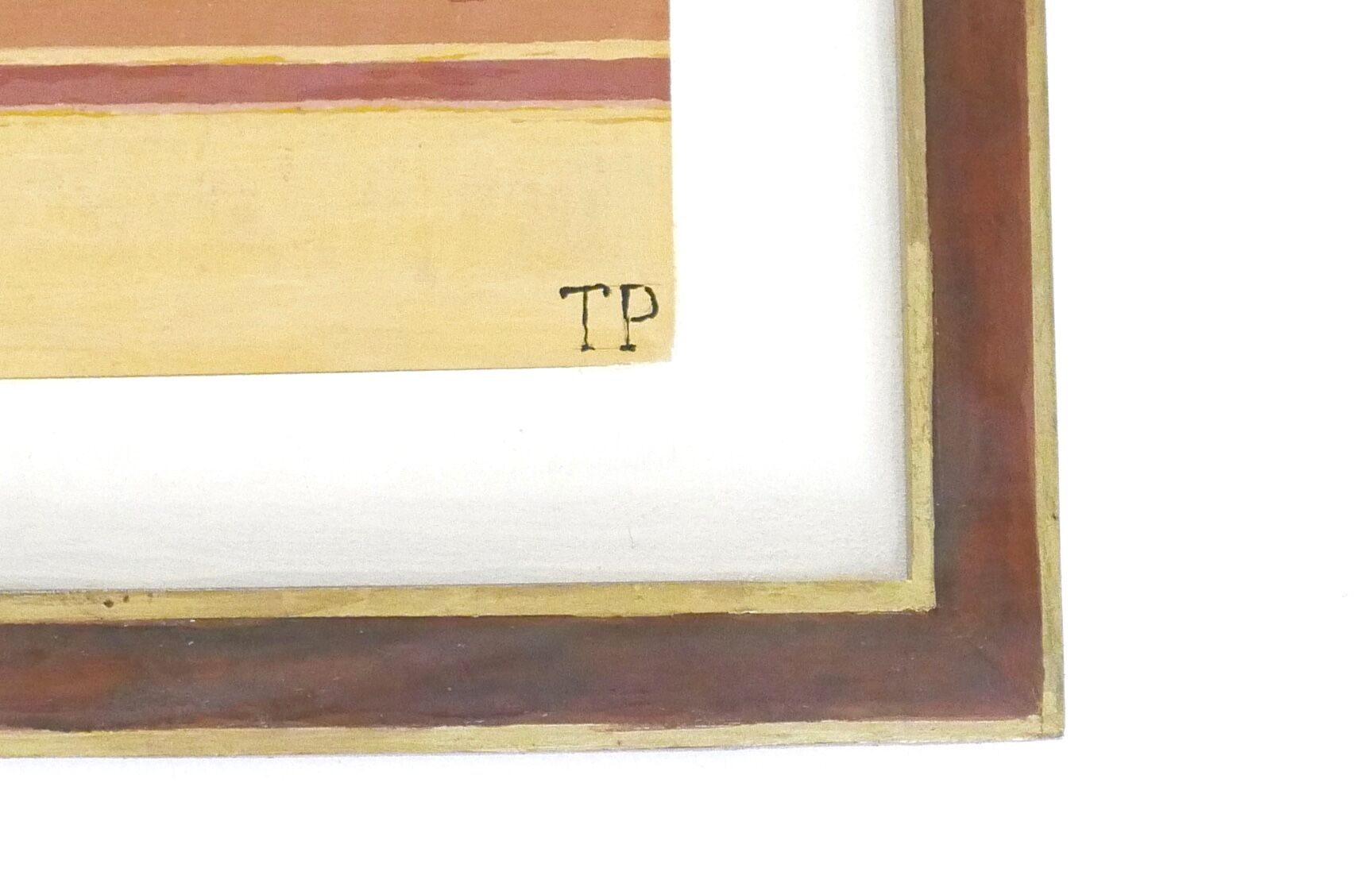 Painting, naïve painting signed: Still life, butcher's piece, 60s