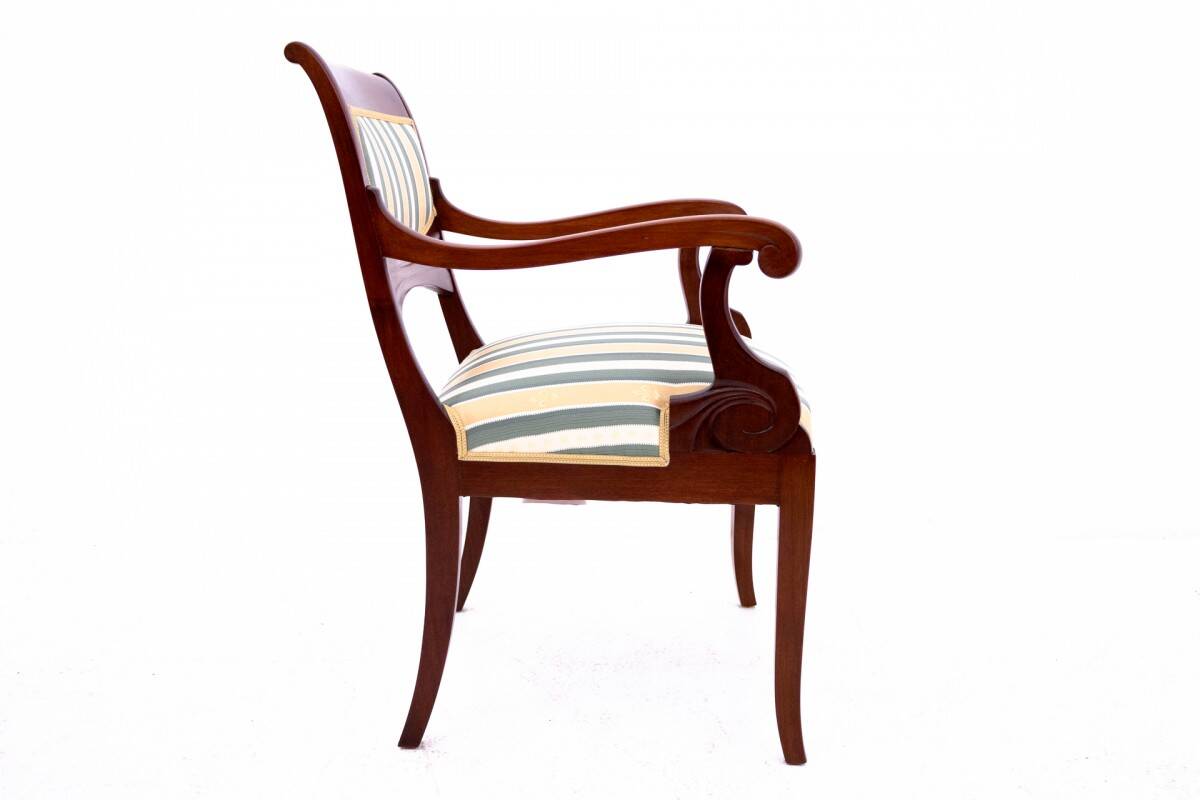 Armchairs, Northern Europe, circa 1890. After renovation.