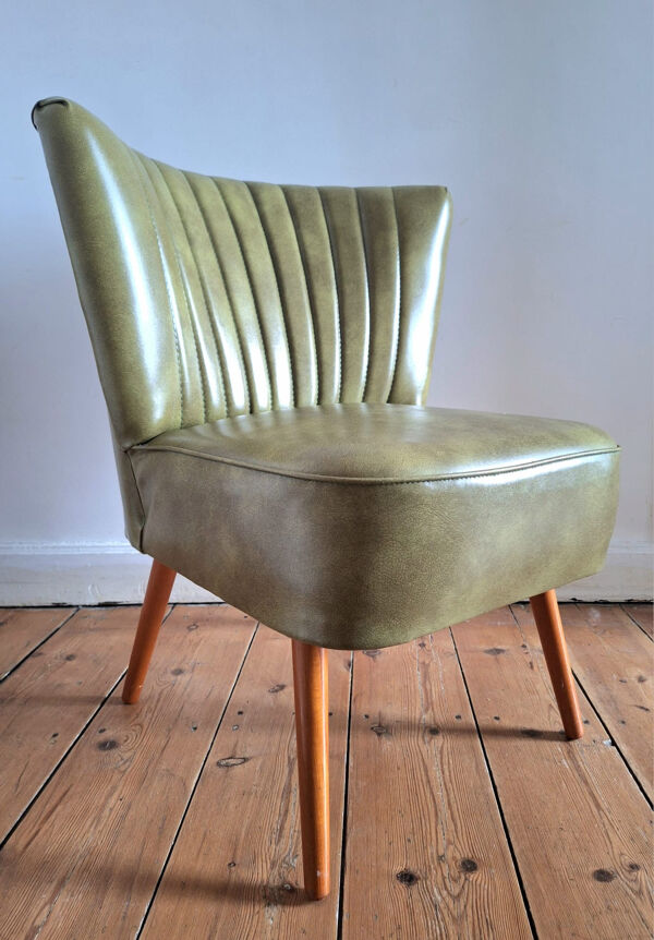 Fauteuil cocktail vintage, meuble siège ancien