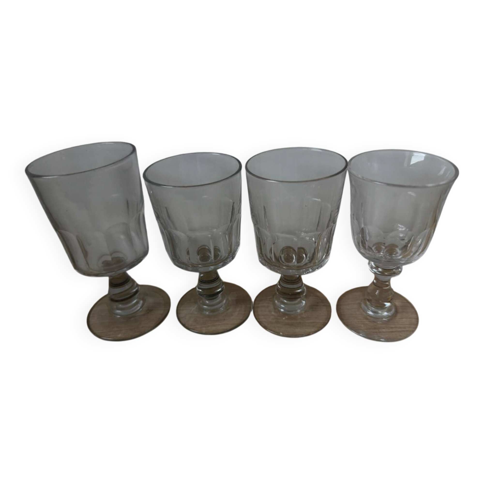 Baccarat 'Scale' crystal liqueur glasses