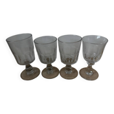 Baccarat 'Scale' crystal liqueur glasses