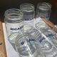 Lot 6 glasses Ricard yellow lemon shape vintage jar new without packaging