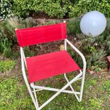 Vintage red folding chair