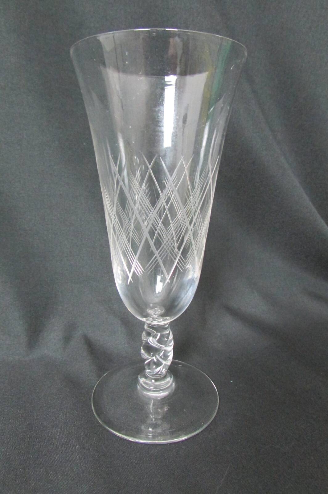 Set of 29 stemmed glasses, flared shape