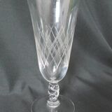 Set of 29 stemmed glasses, flared shape