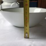 Bavaria salad bowl with hand-painted silver border