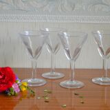 Lot de 4 verres anciens