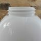 Globe in white opaline - 15 cm