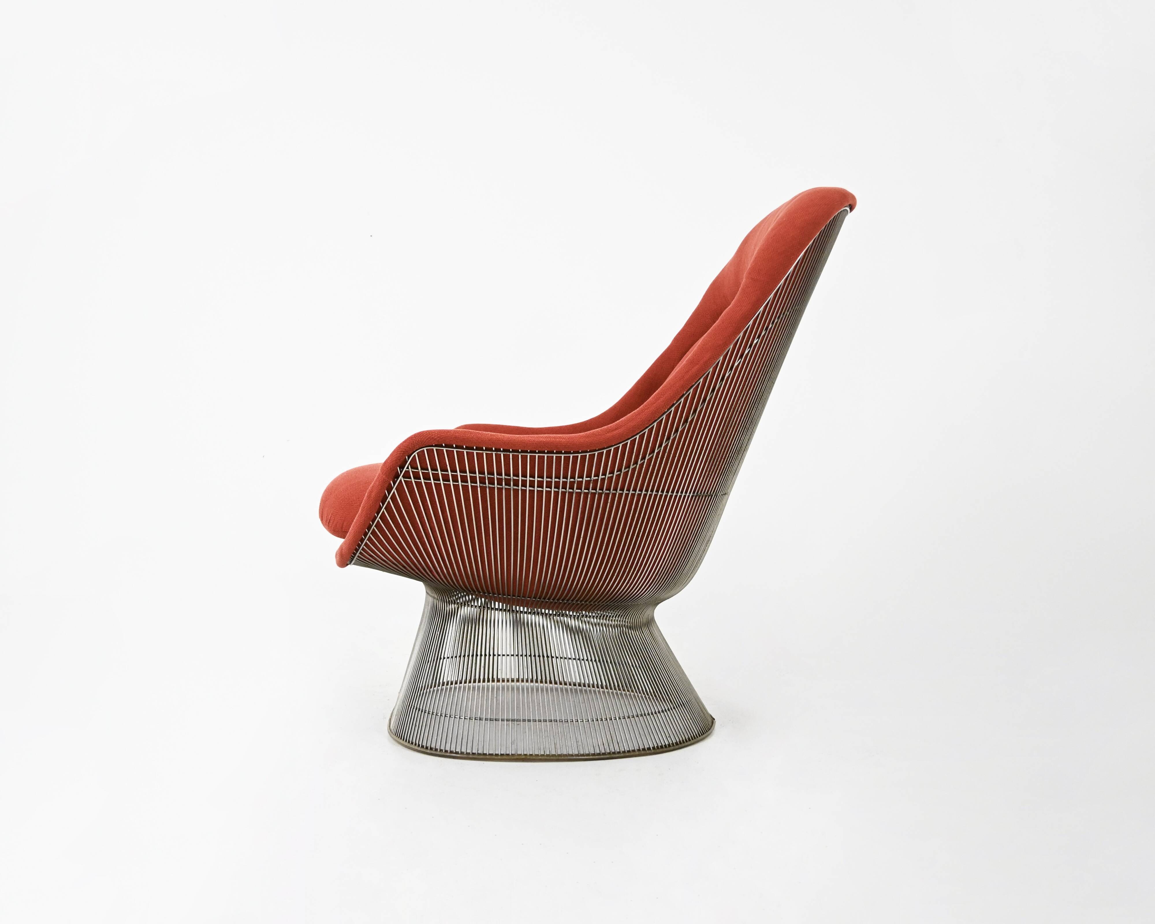 Fauteuil et repose-pieds par Warren Platner pour Knoll International, 1960s