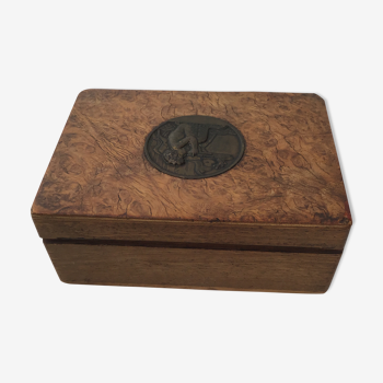 Art deco elm box