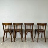 Set of 4 chairs vintage bistro 50