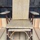 Rattan lounge chair 1920s