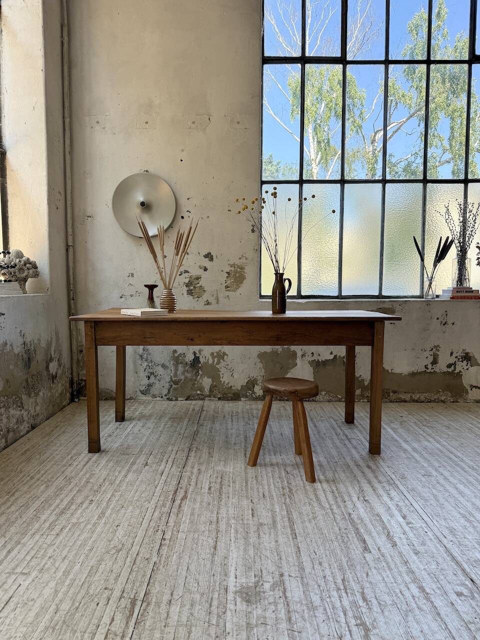 Cherry farmhouse table 1m8