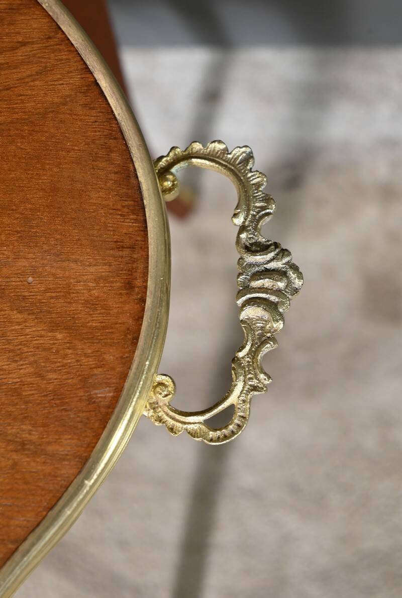 Mahogany Tea Table, Napoleon III style – Late 19th century