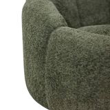 Pair of armchairs in bouclette fabric. Contemporary.
