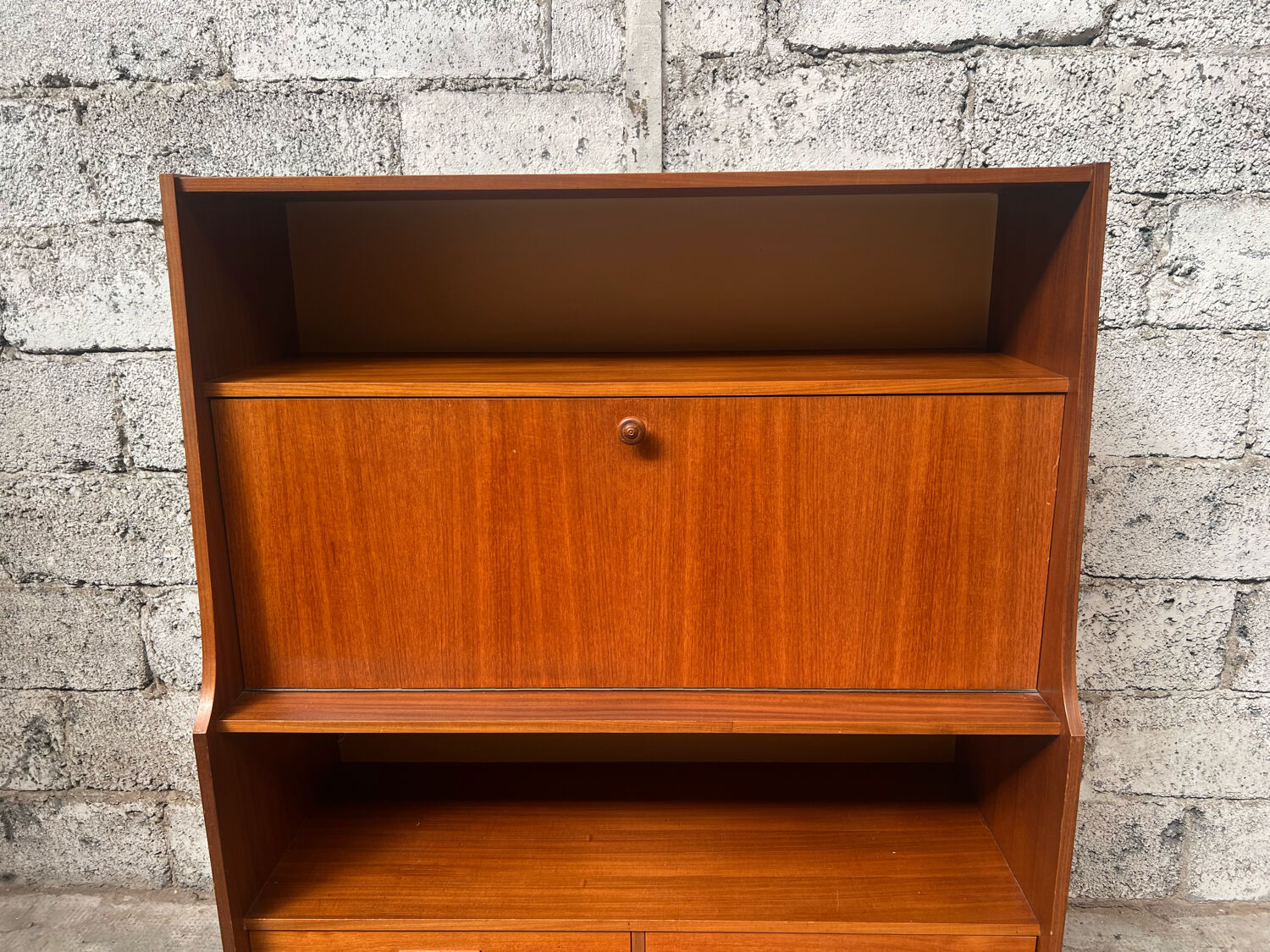 Secretary, 1960 Scandinavian high teak row